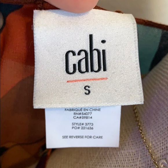 Cabi plaid/floral top - Picture 4 of 5